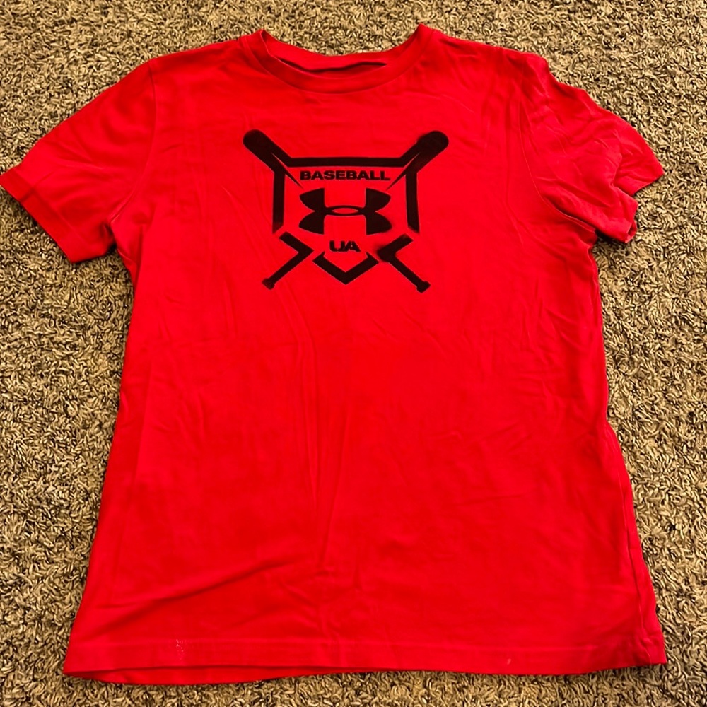 base ball under armor t shirt